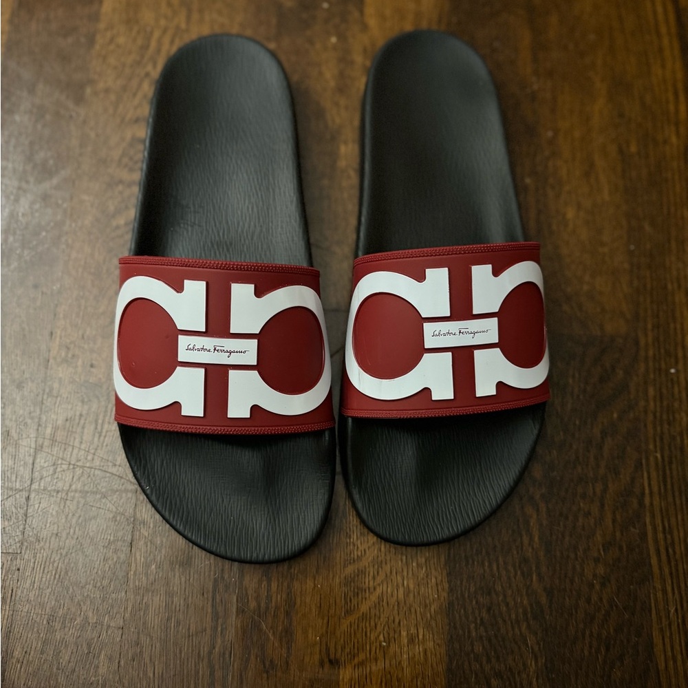 Ferragamo mens slides/sandals